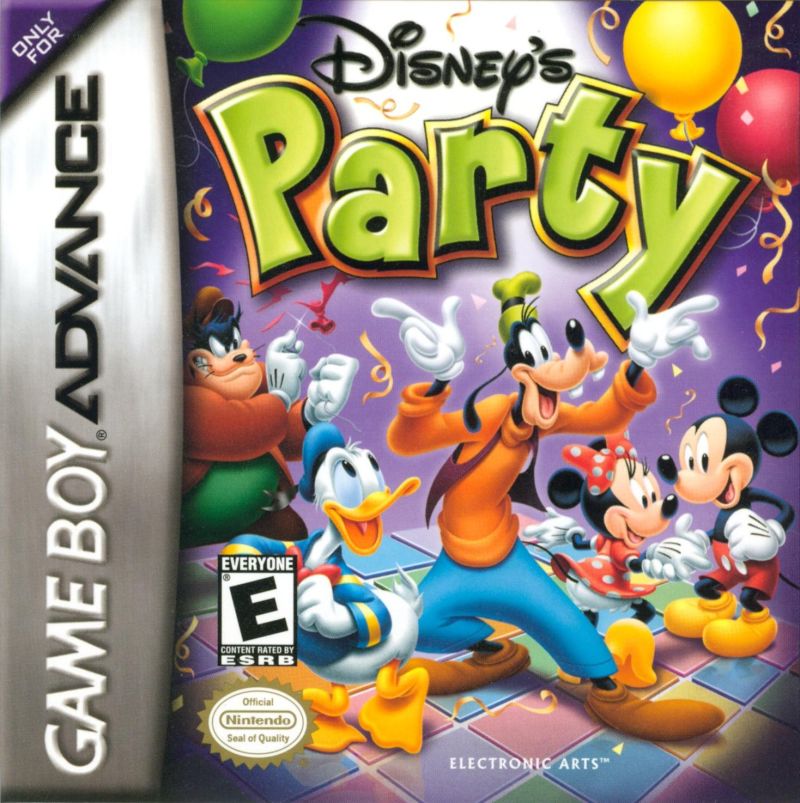 Disney Party box art for GameBoy Advance